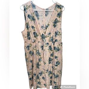 Motherhood Maternity Sleep Women's Sleeveless Dress V Neck Size X-Large